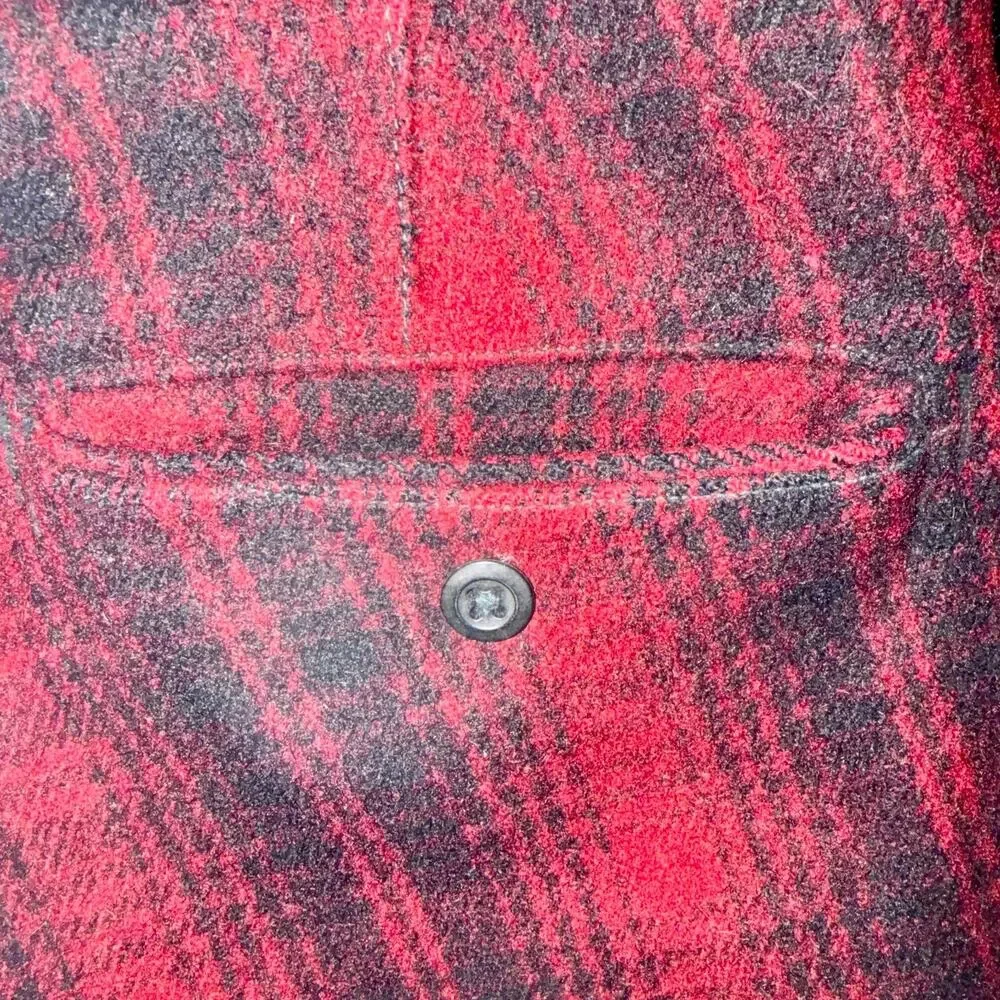 VTG 40/50s Woolrich Wool Hunting Pants Red Plaid Mackinaw Knickers Laced‎ 32x27